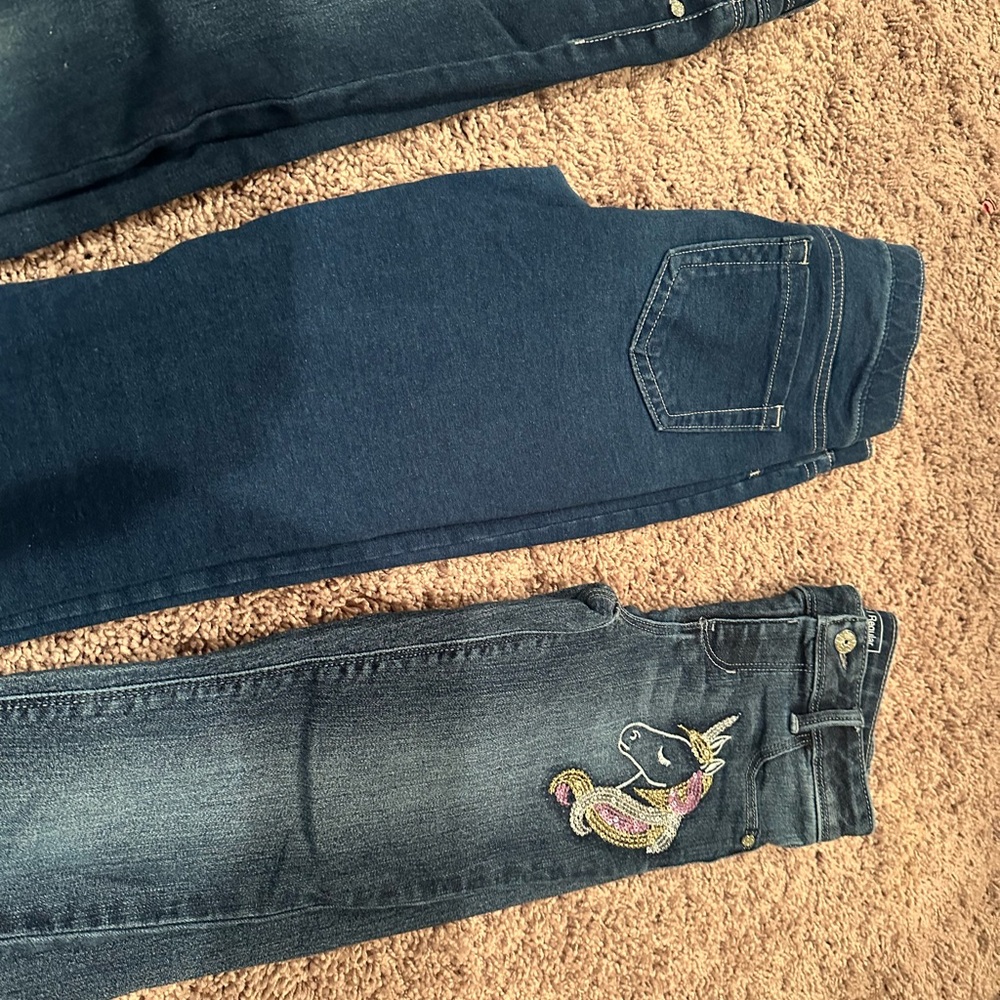 Girls size 8 jeans. 4 pair various size and styles. Excellent shape. - Picture 3 of 3